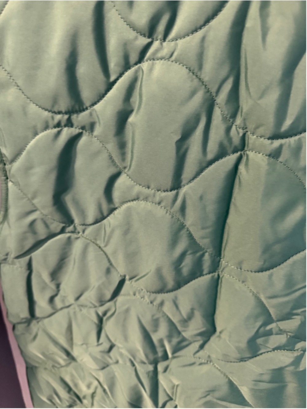 Croft & Barrow Quilted Fleece Lined Vest Green Size S NWT - Picture 5 of 13